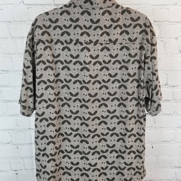 LuLaRoe Mens Shirt Brown Unique Pattern X Large - Picture 4 of 6